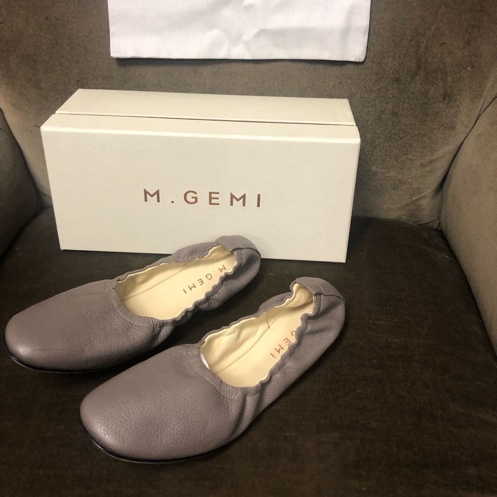 M. Gemi leather flats The Ora ballet